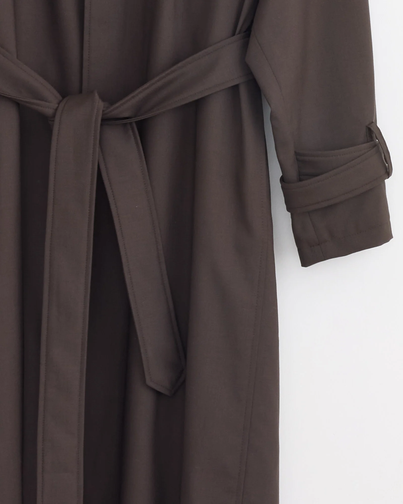 Raglan Coat in Chocolate - Image 3