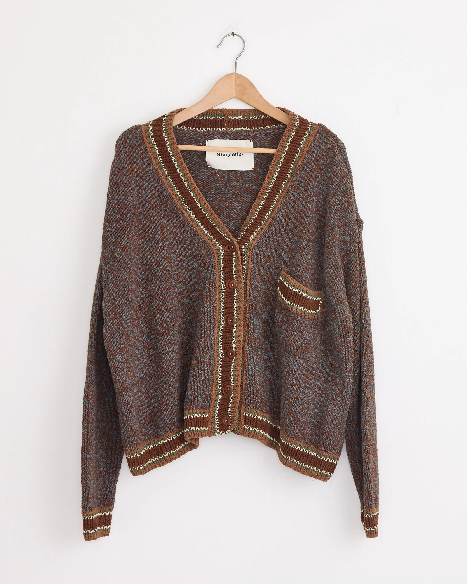 Bulb Cardigan in Twisted Dusk