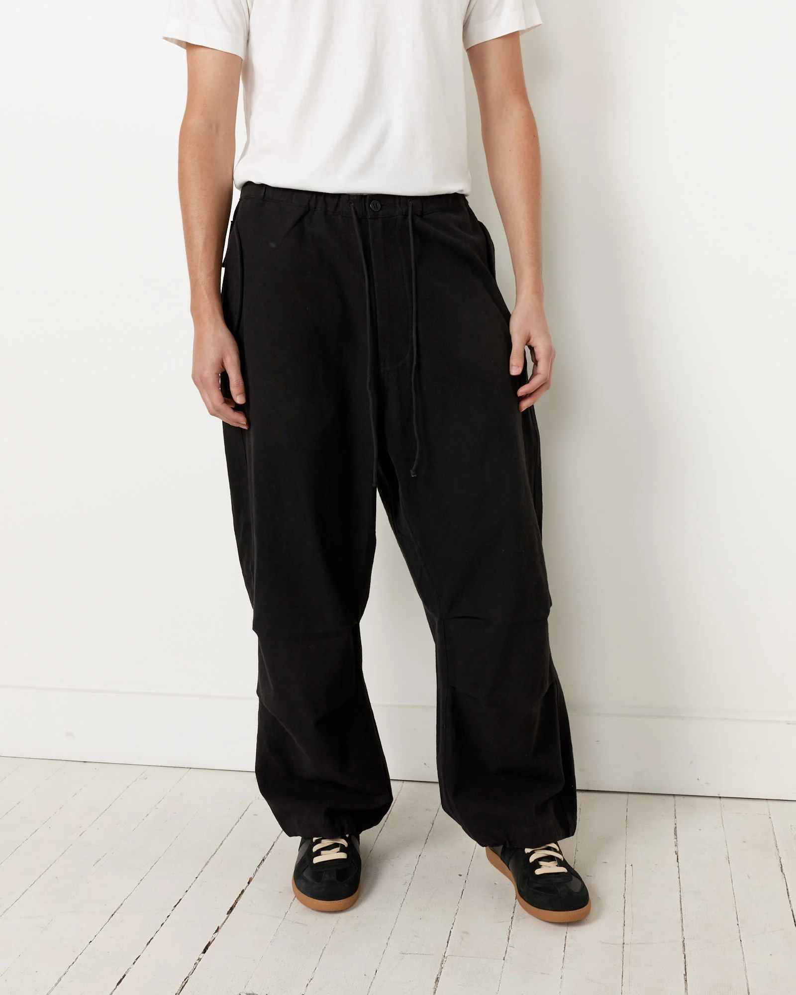 Paco Pants in Black Slub - Image 3