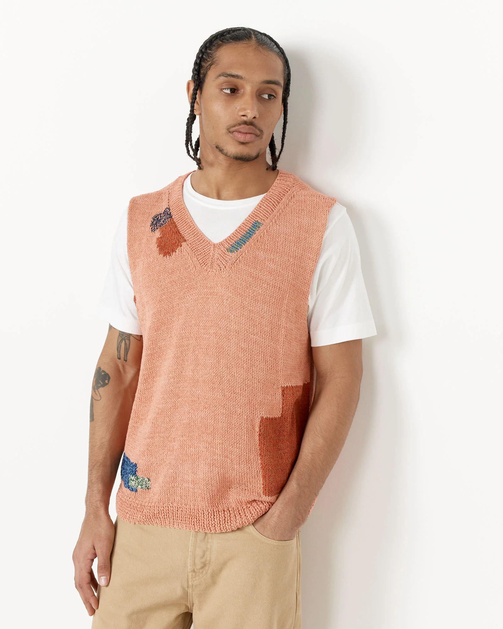 Party Vest in Ancient Pink - Image 3
