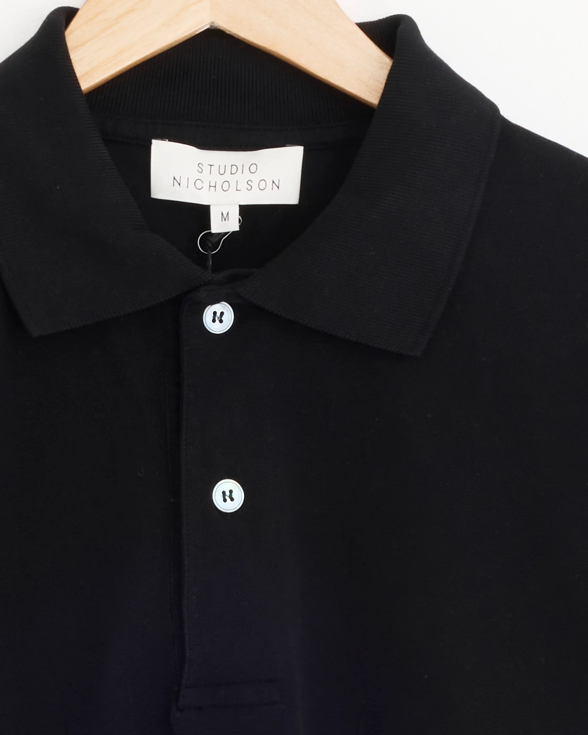 Balato Polo in Washed Black - Image 2