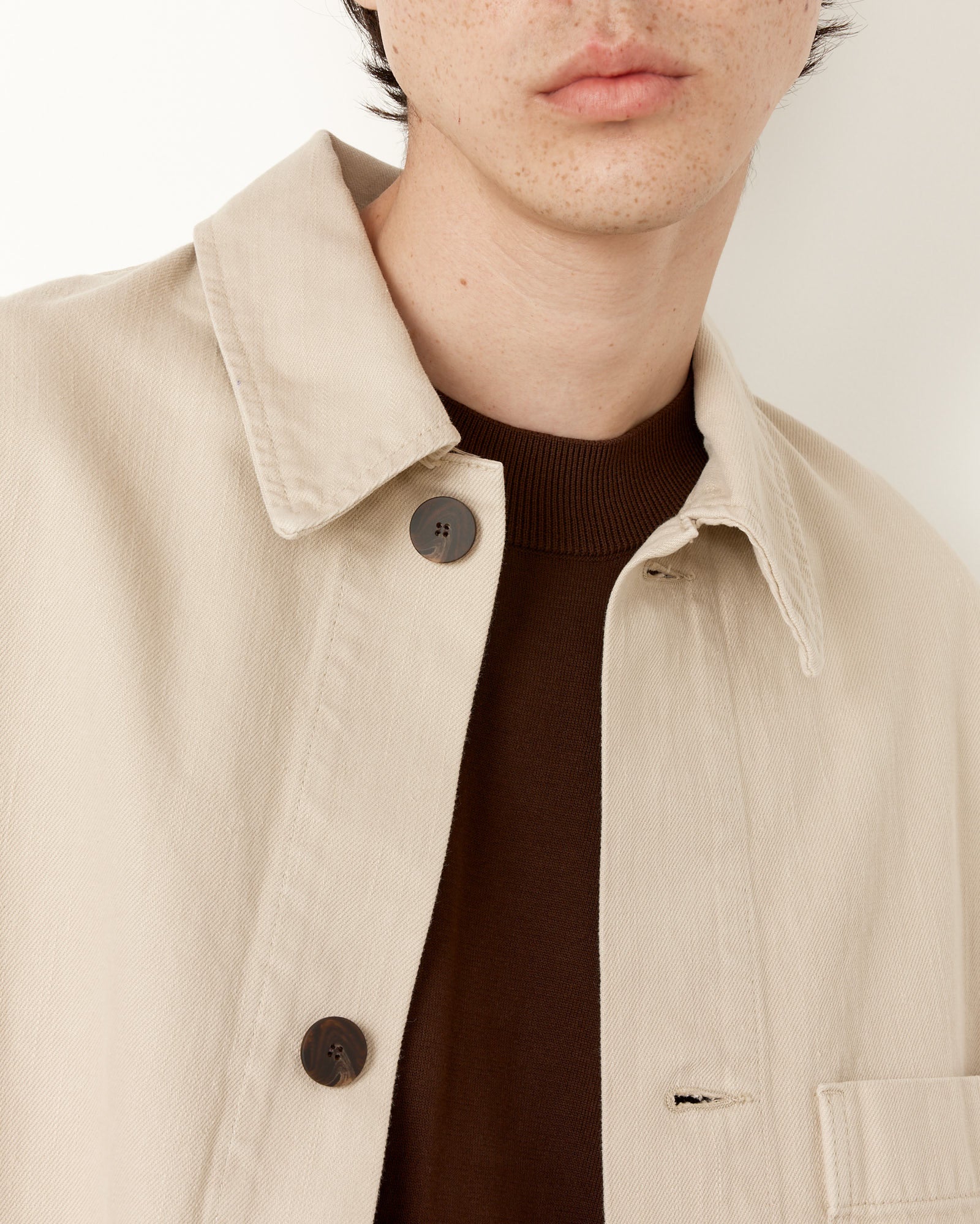 Ease Denim Jacket in Dove - Image 4