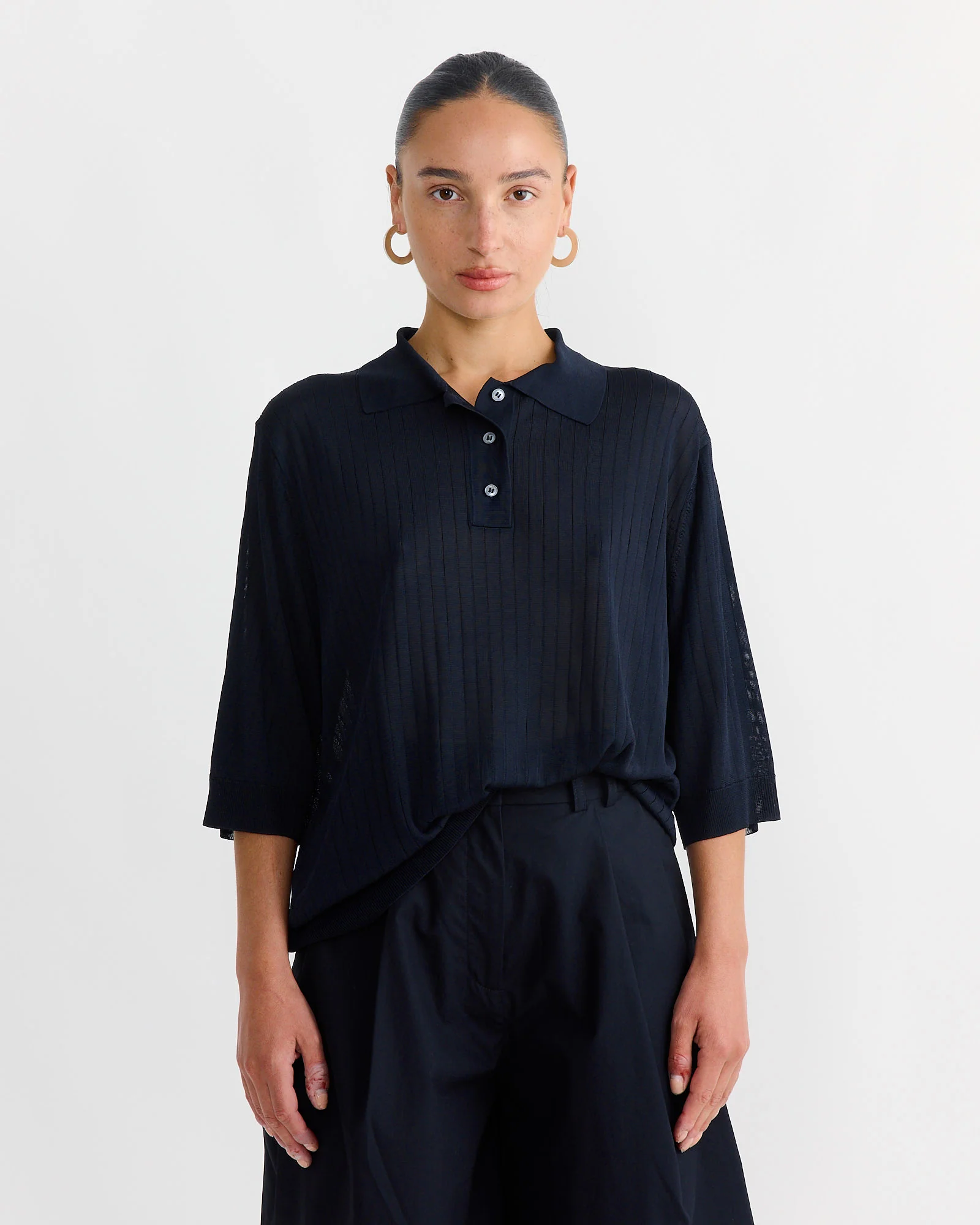 Lordi Polo in Darkest Navy
