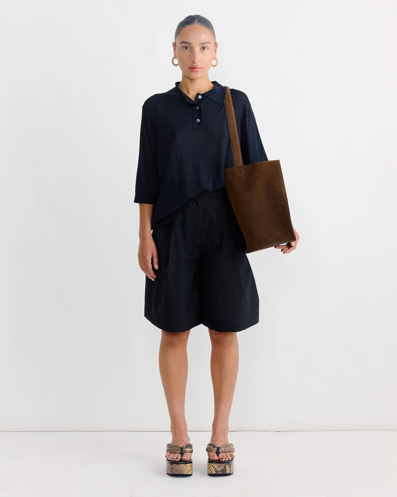 Lordi Polo in Darkest Navy - Image 2