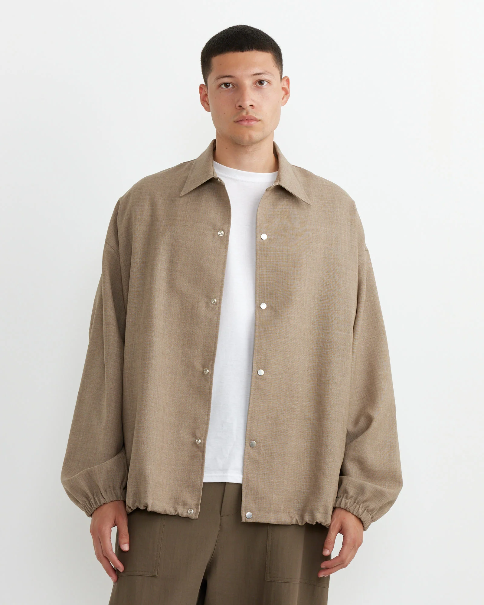 Sphere Jacket in Straw Melange