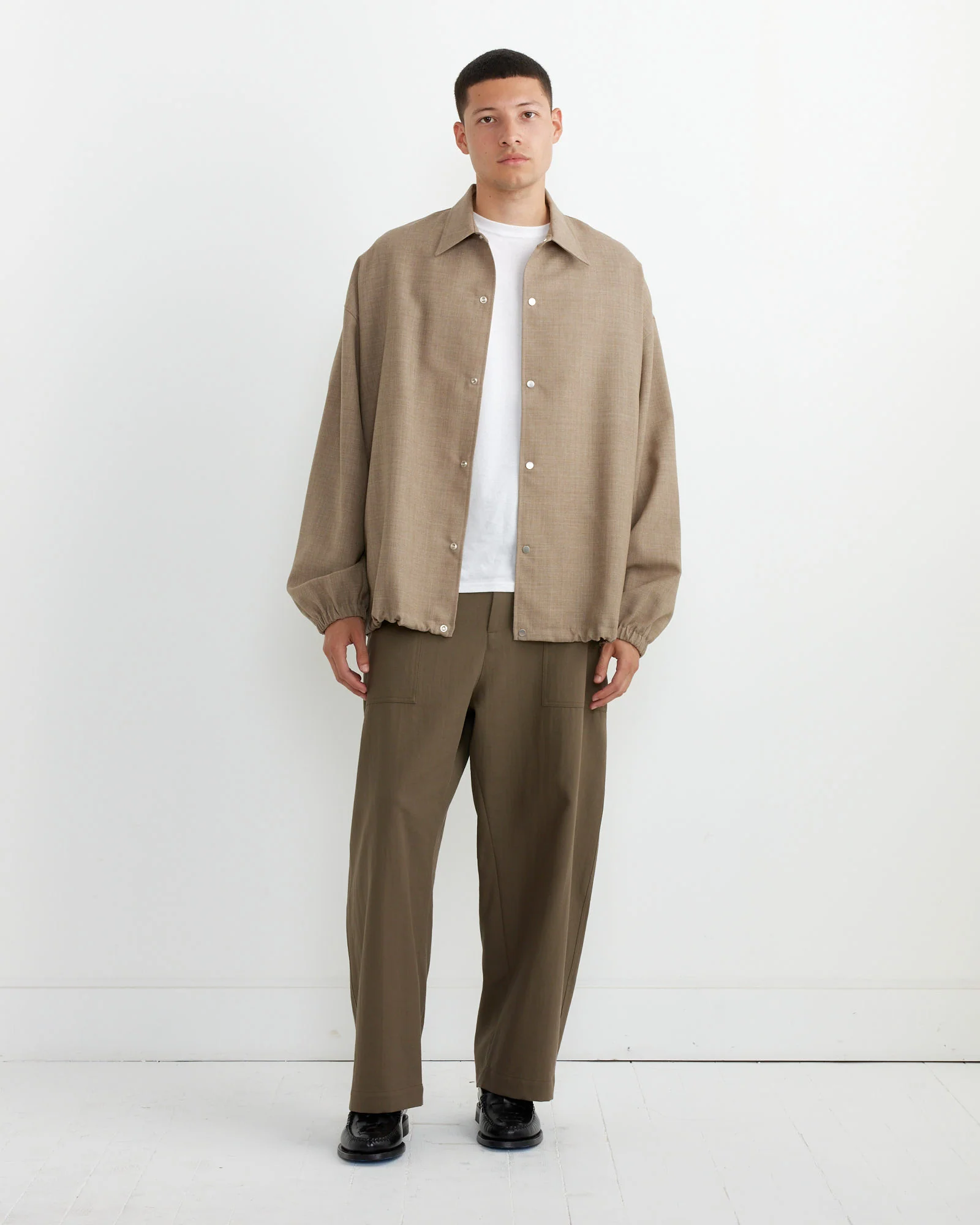 Sphere Jacket in Straw Melange - Image 2
