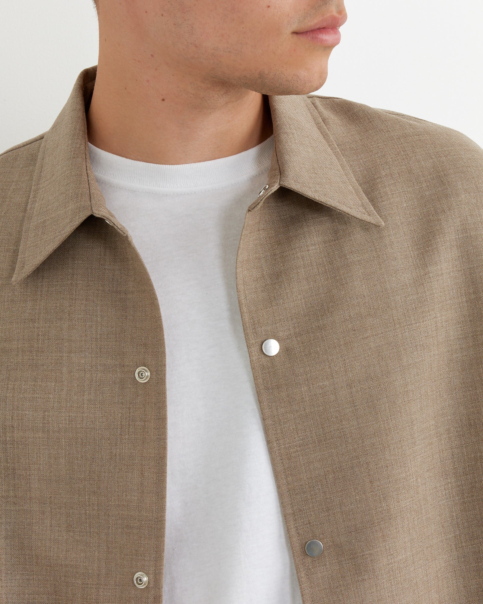 Sphere Jacket in Straw Melange - Image 3