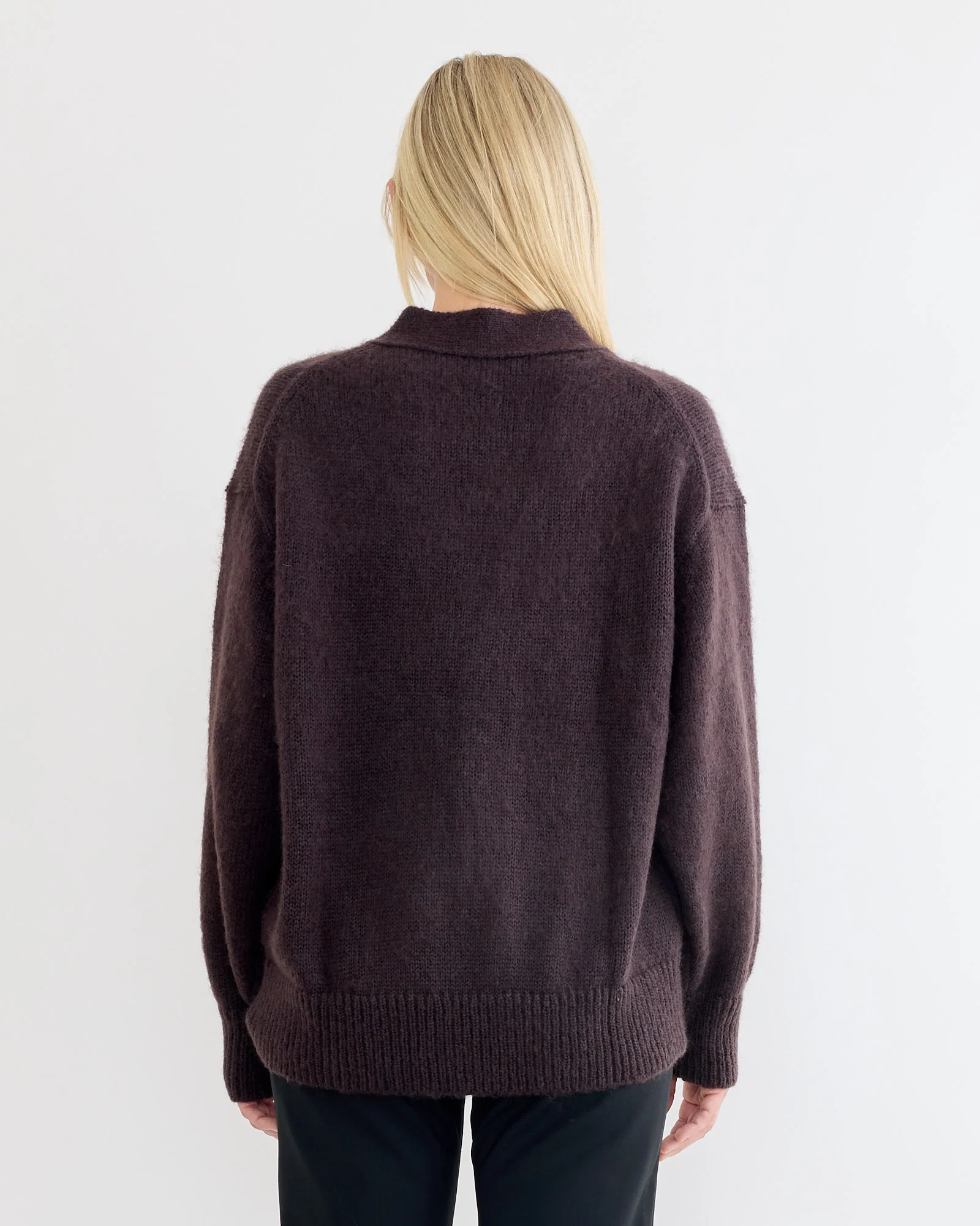 Trey Cardigan in Espresso - Image 3
