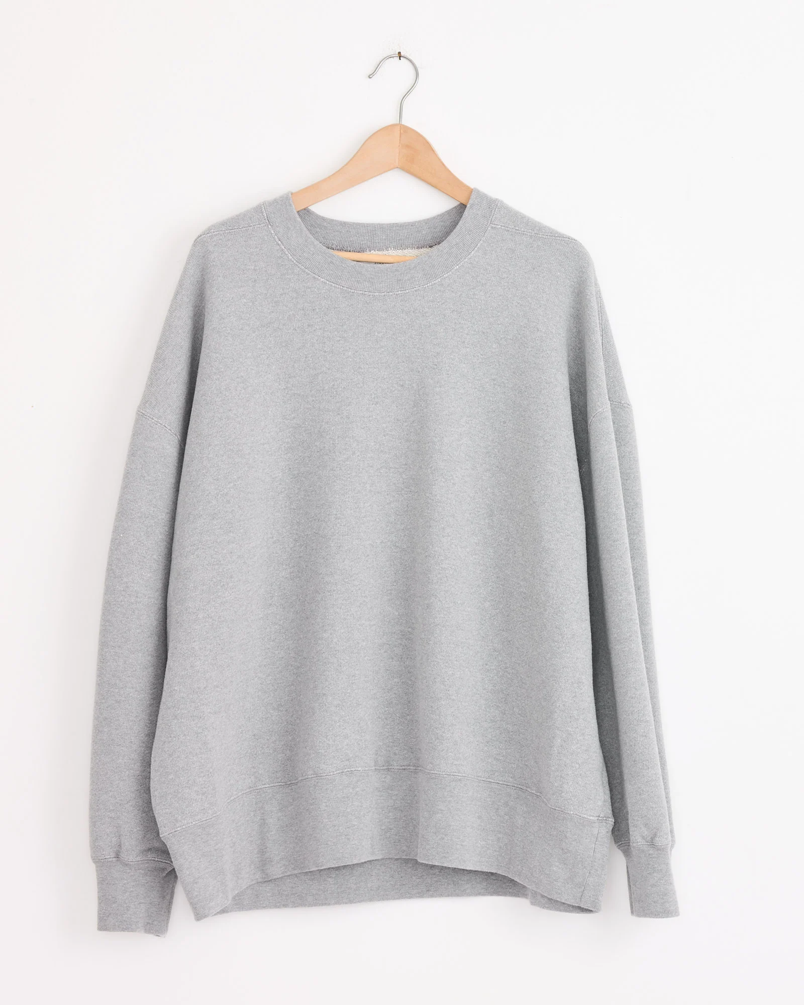 Studio Nicholson x BEAMS PLUS Holly Crewneck in Grey Marl