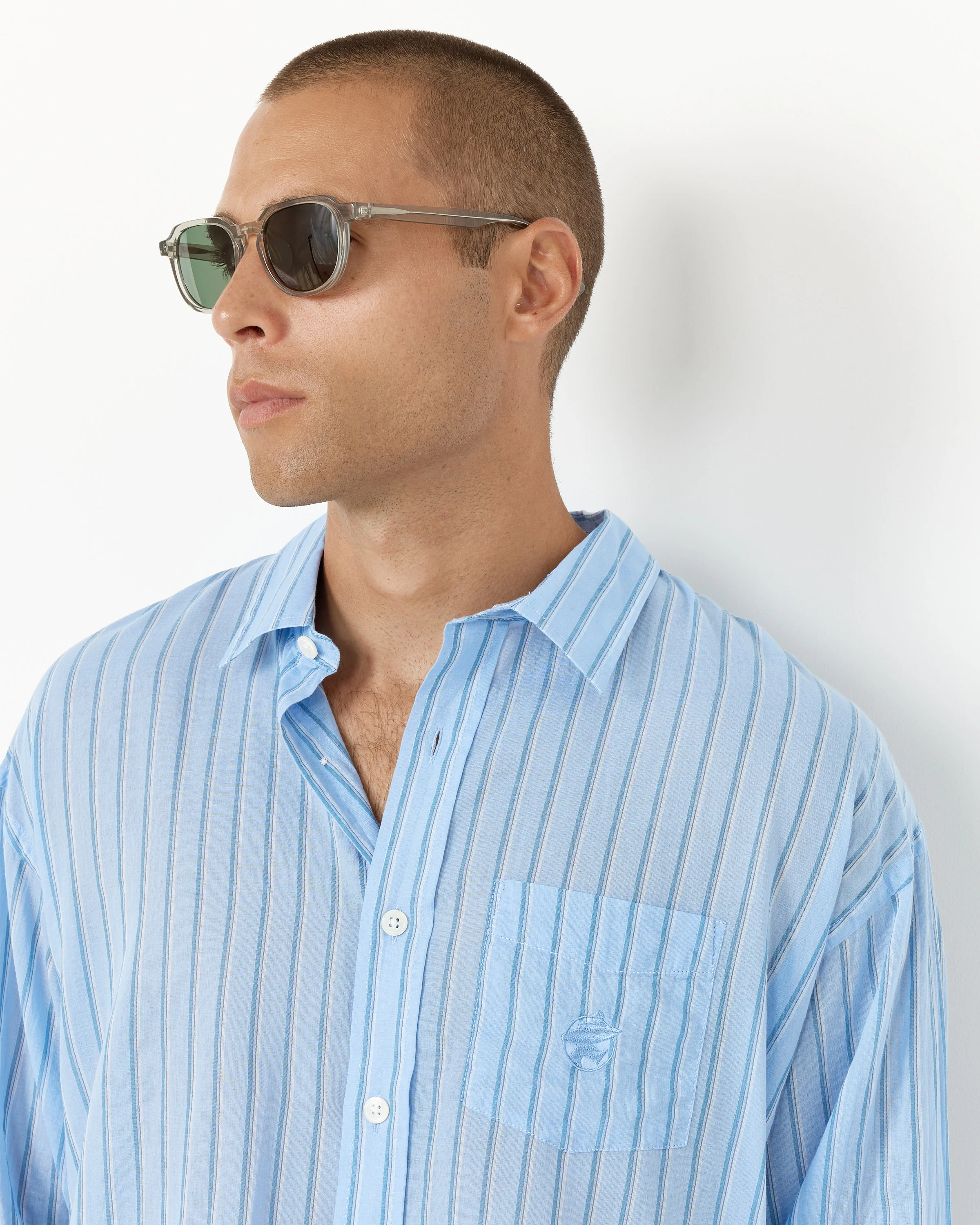 Light Weight Classic Stripe Shirt - Image 4