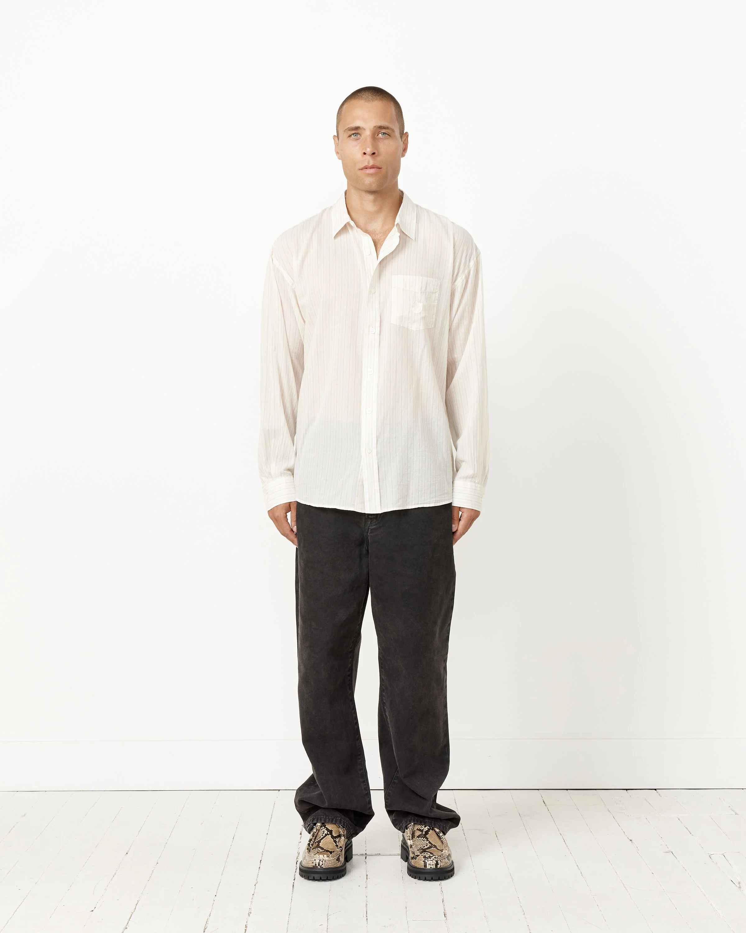 Light Weight Classic Stripe Shirt - Image 8