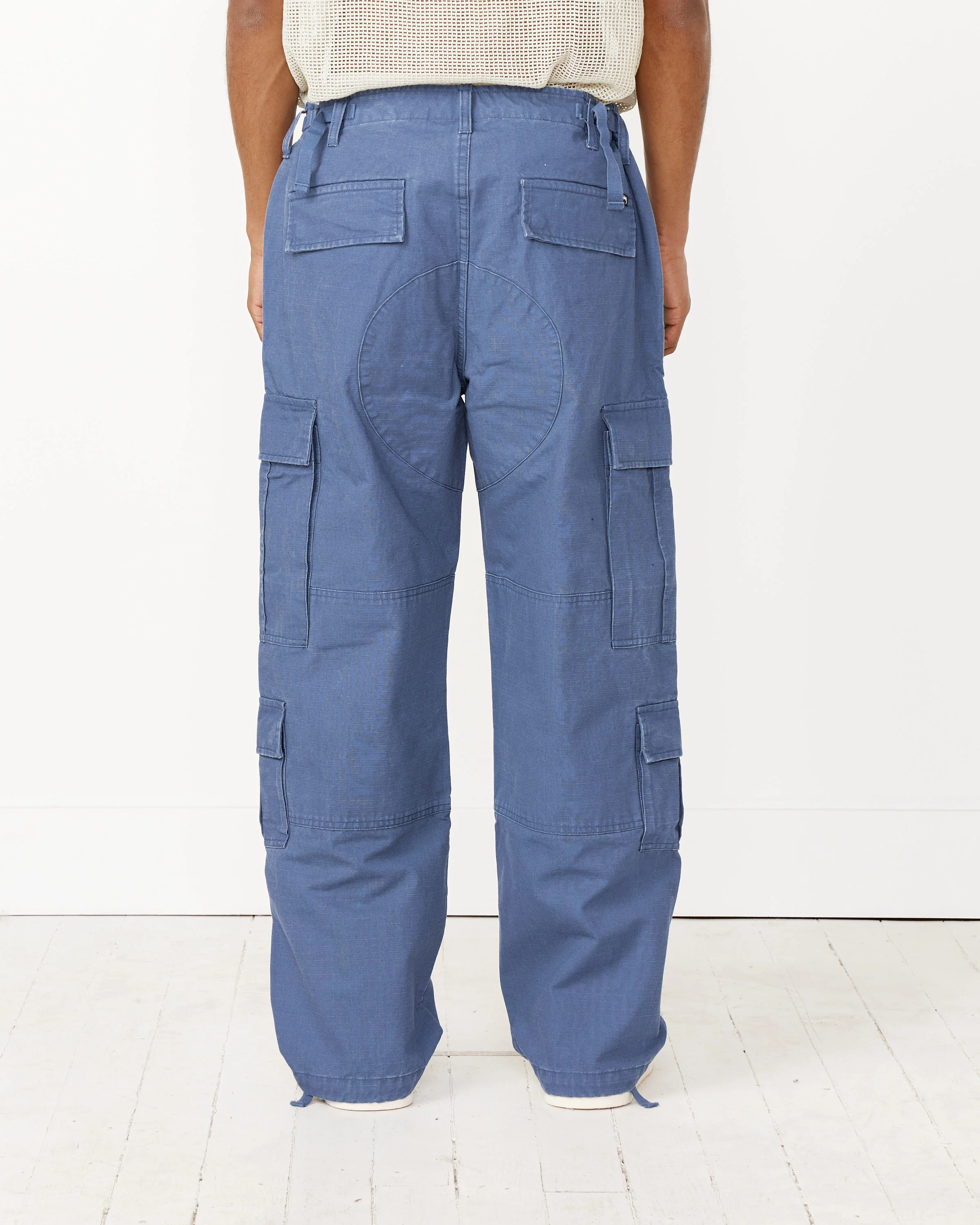 Ripstop Surplus Cargo in Washed Blue - Image 6