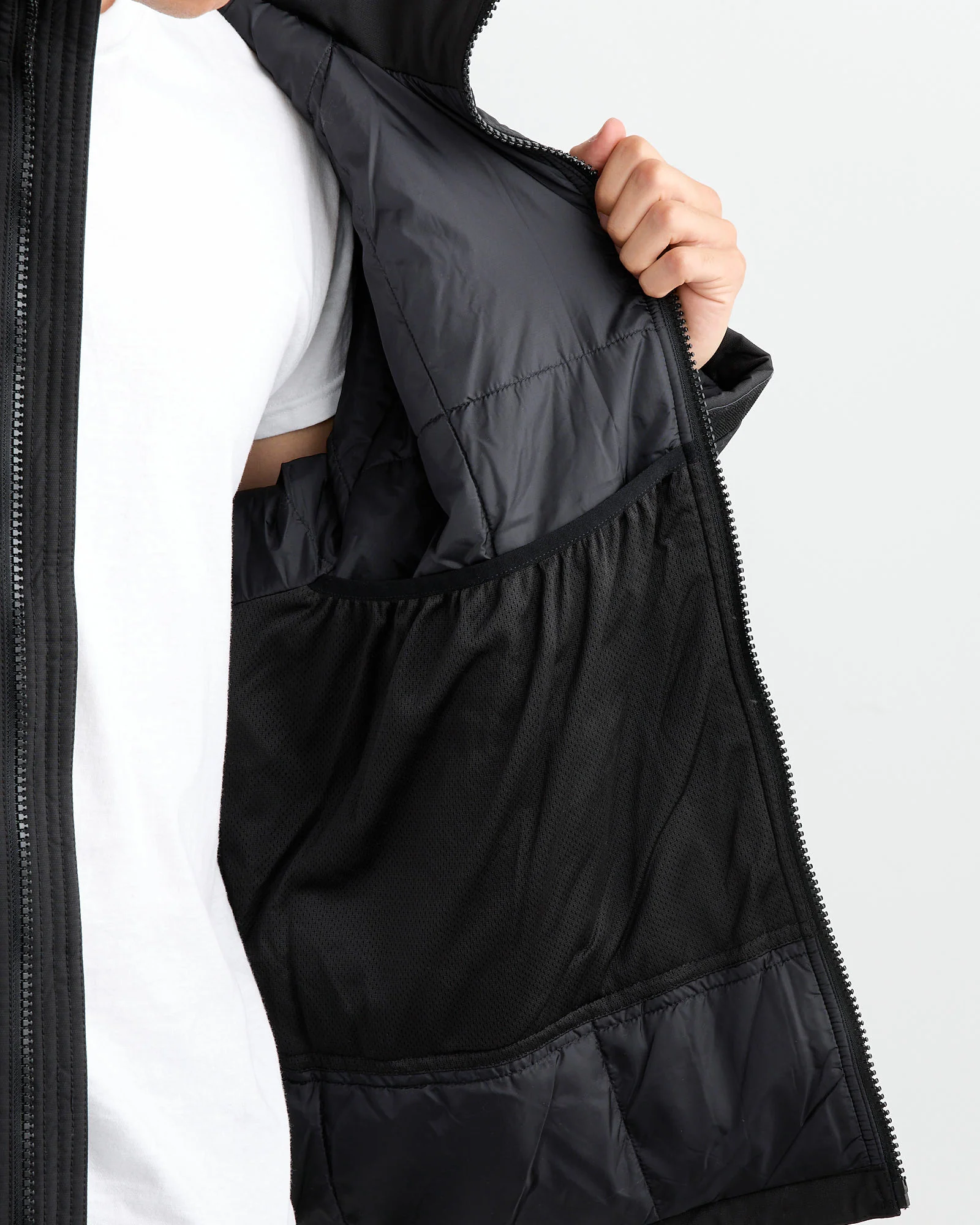 Short Military Parka in Black - Image 6