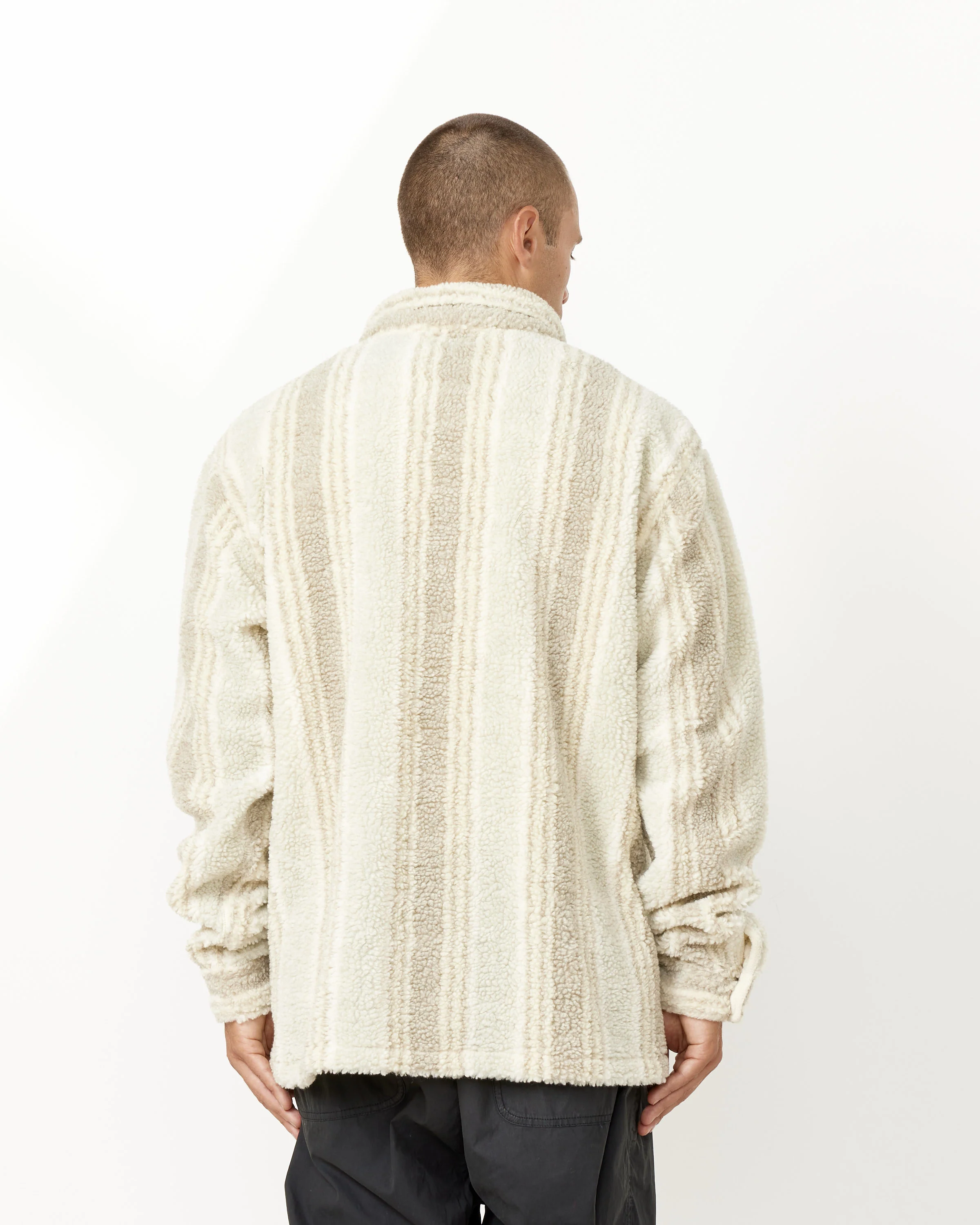 Stripe Sherpa Shirt - Image 2
