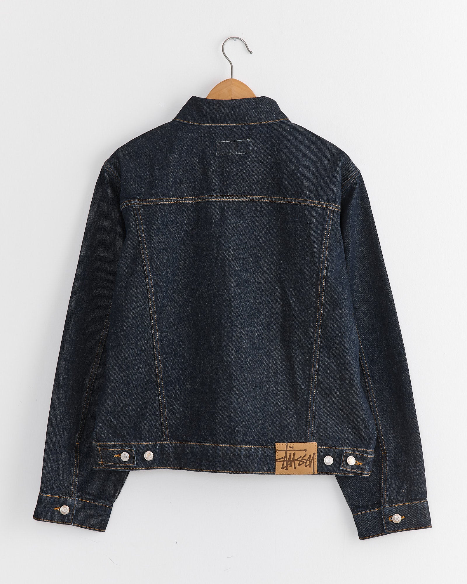 Trucker Denim Jacket in Faded Indigo - Image 3