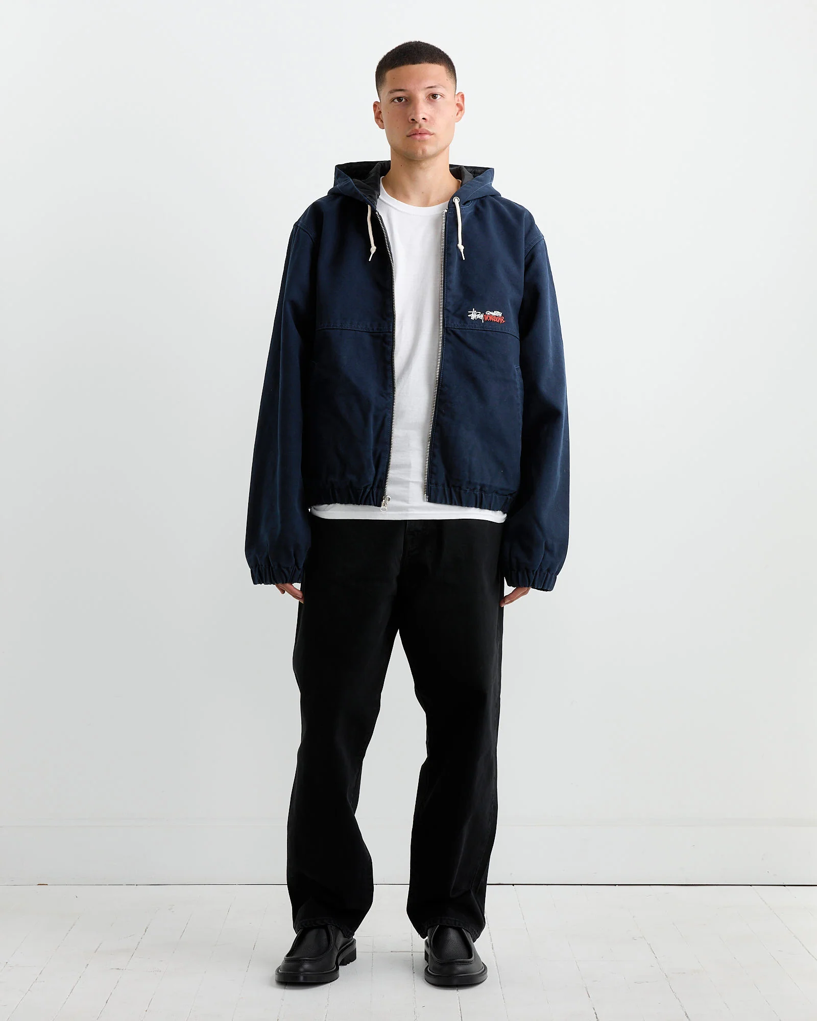 Work Canvas Jacket in Navy - Image 2