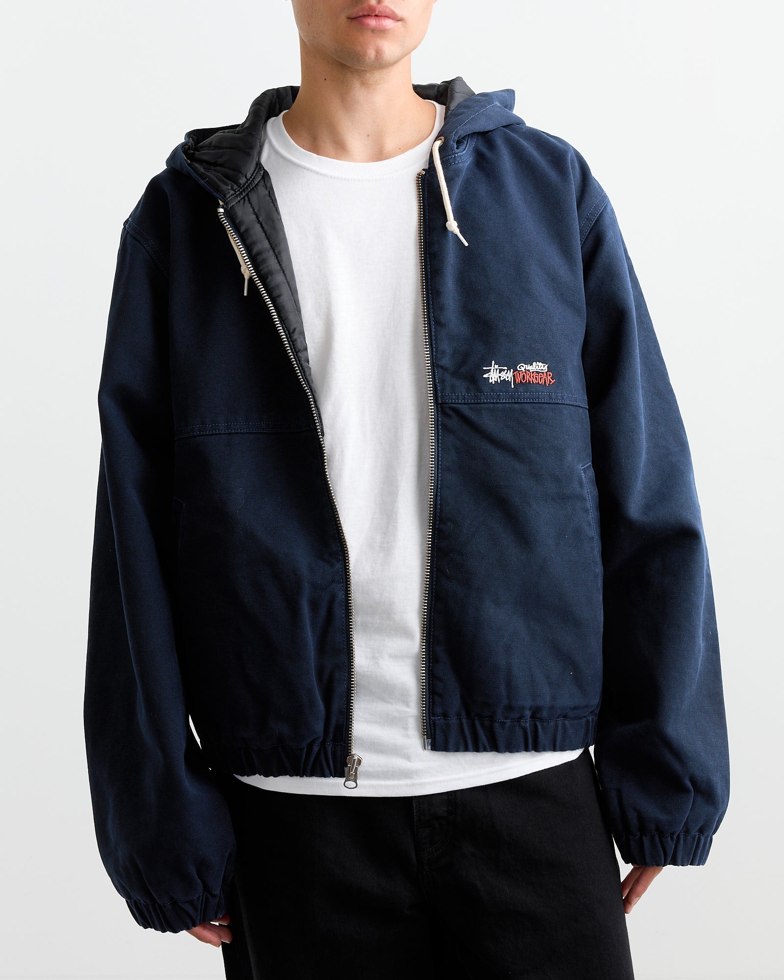 Work Canvas Jacket in Navy - Image 3