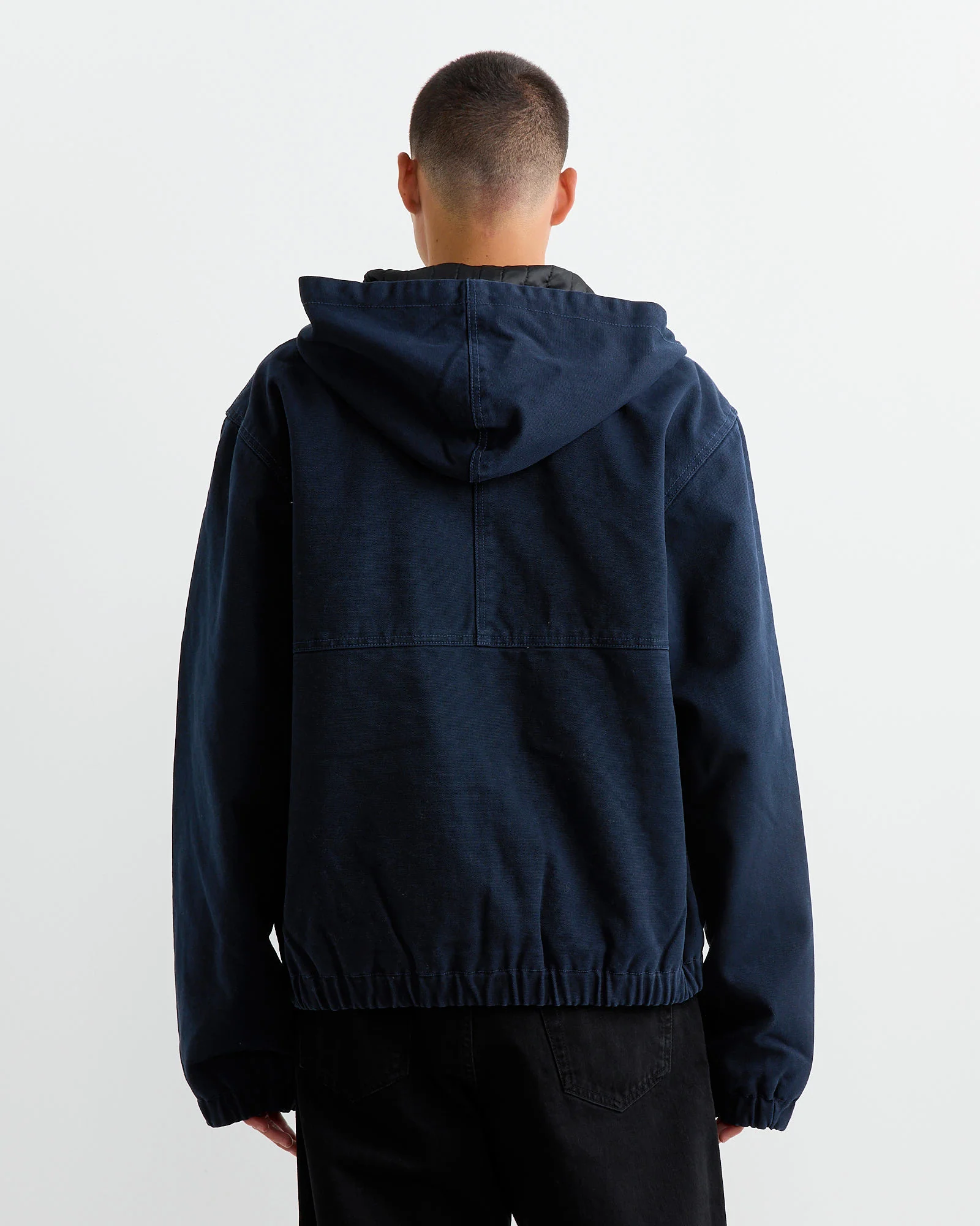 Work Canvas Jacket in Navy - Image 5