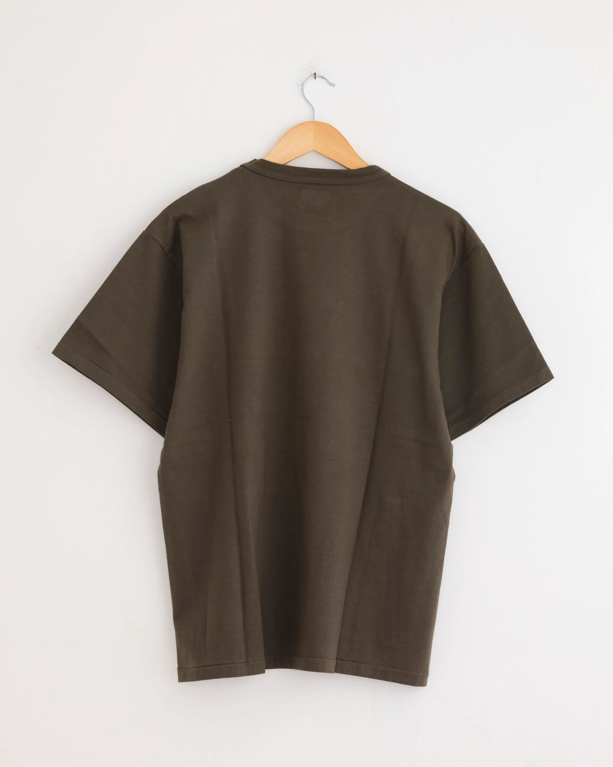 Makaha Japanese Jersey T-Shirt in Black Olive - Image 3