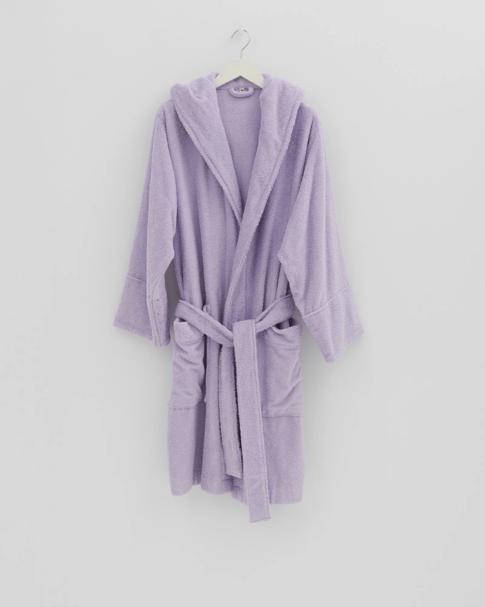 Hooded Bathrobe in Lavender - Image 2