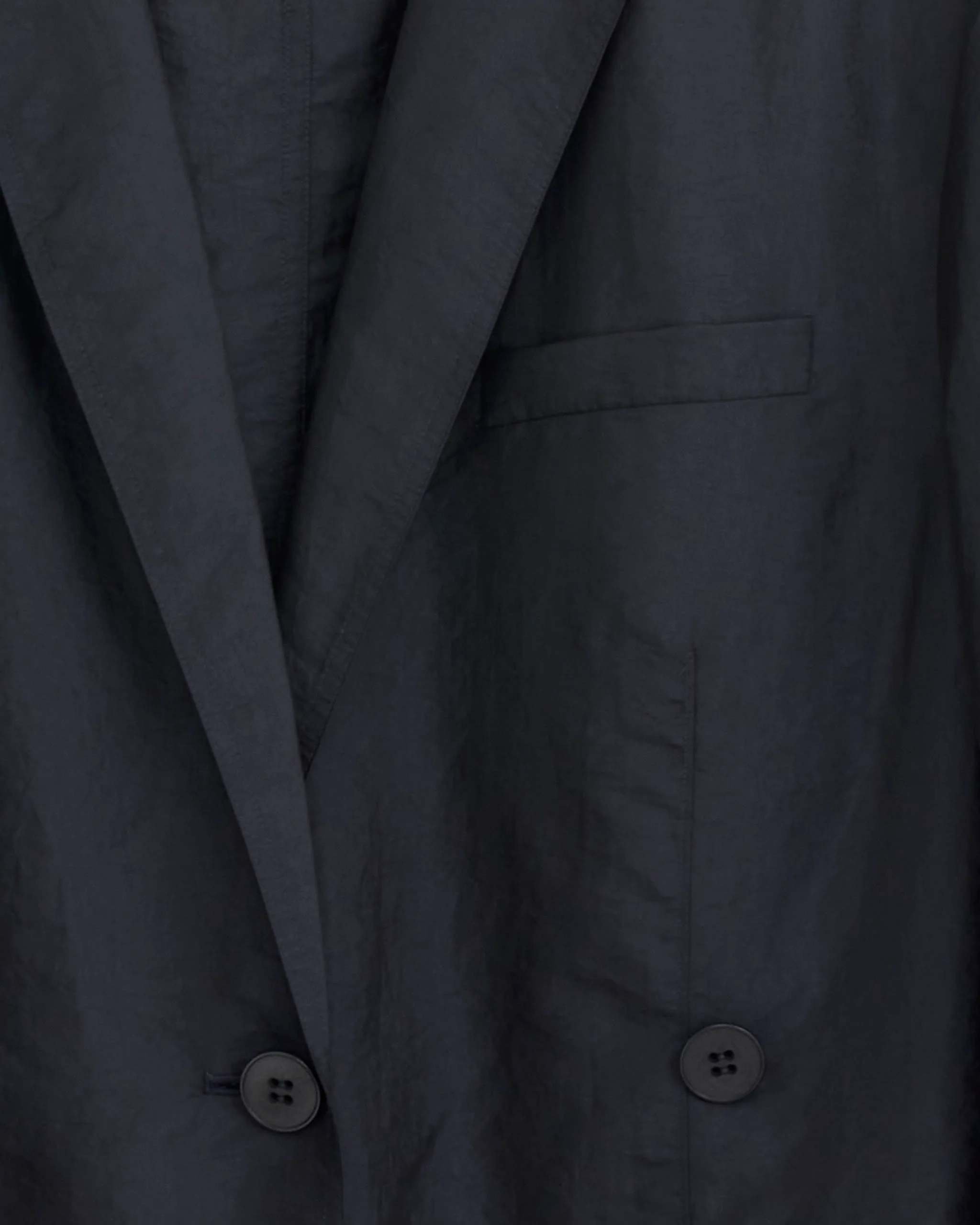 Crispy Nylon Liam Blazer in Navy - Image 2