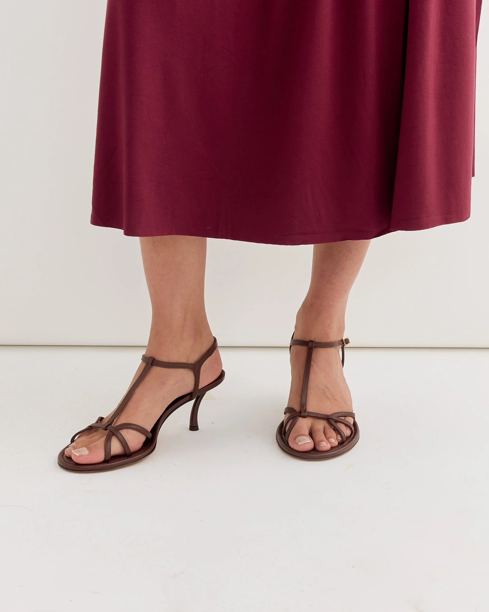 Milbourne Heel in Marrone - Image 2