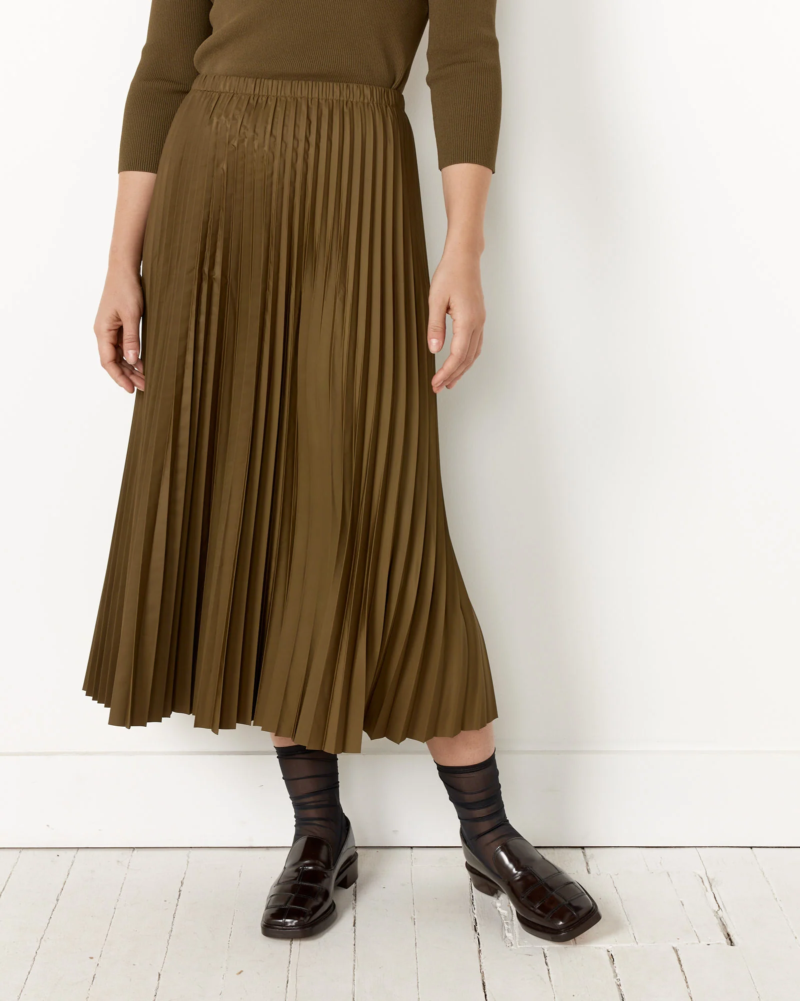 Pleated Pullon Skirt - Image 2