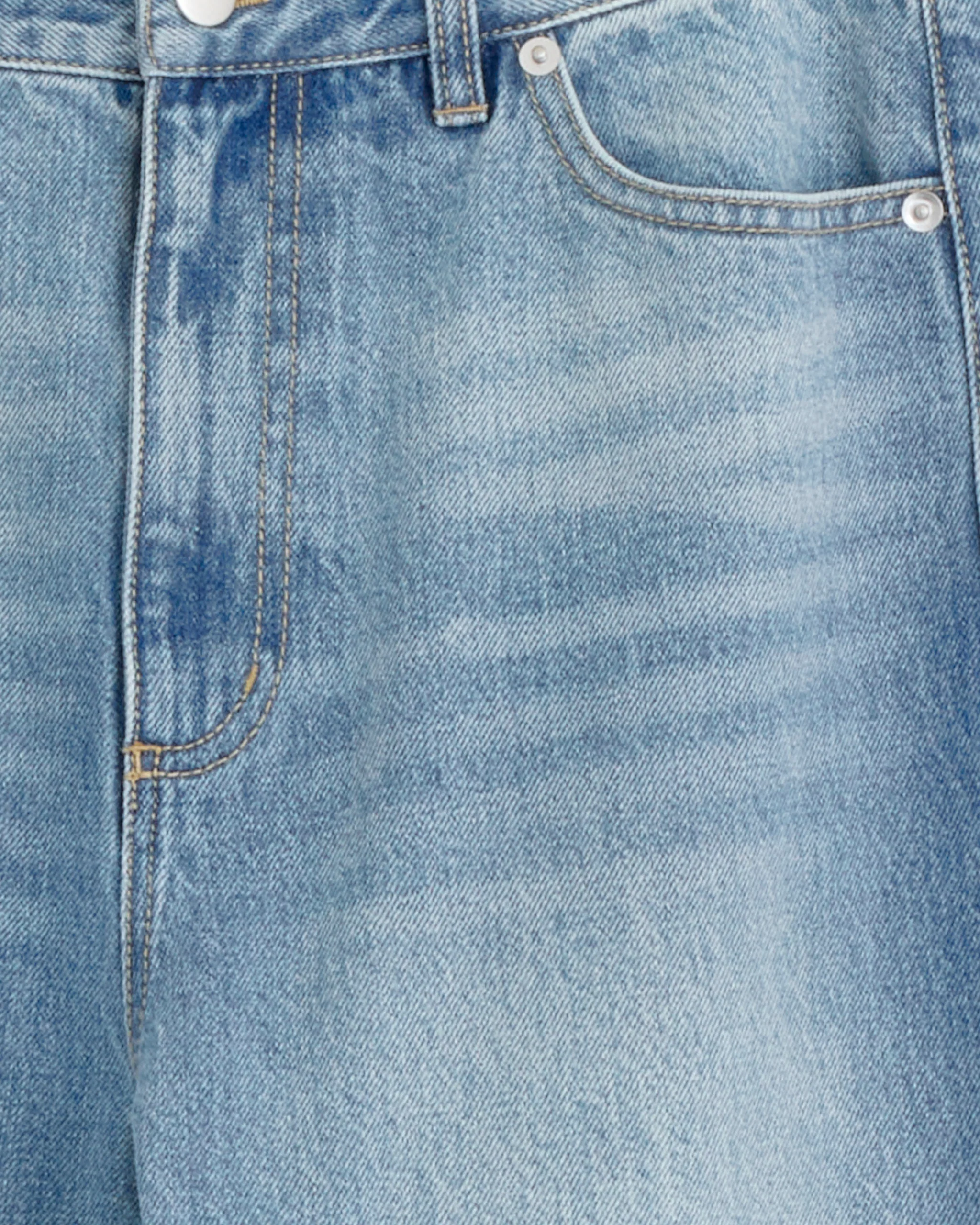 Selvedge Denim 5 Pocket Alec Jean in Classic Blue - Image 2