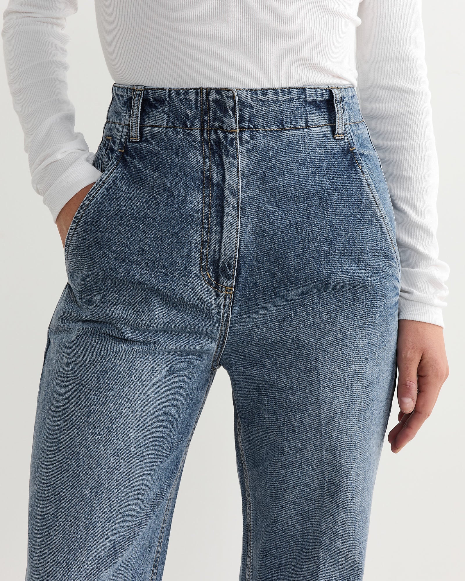 Spring Denim Barry Jean in Classic Blue - Image 2