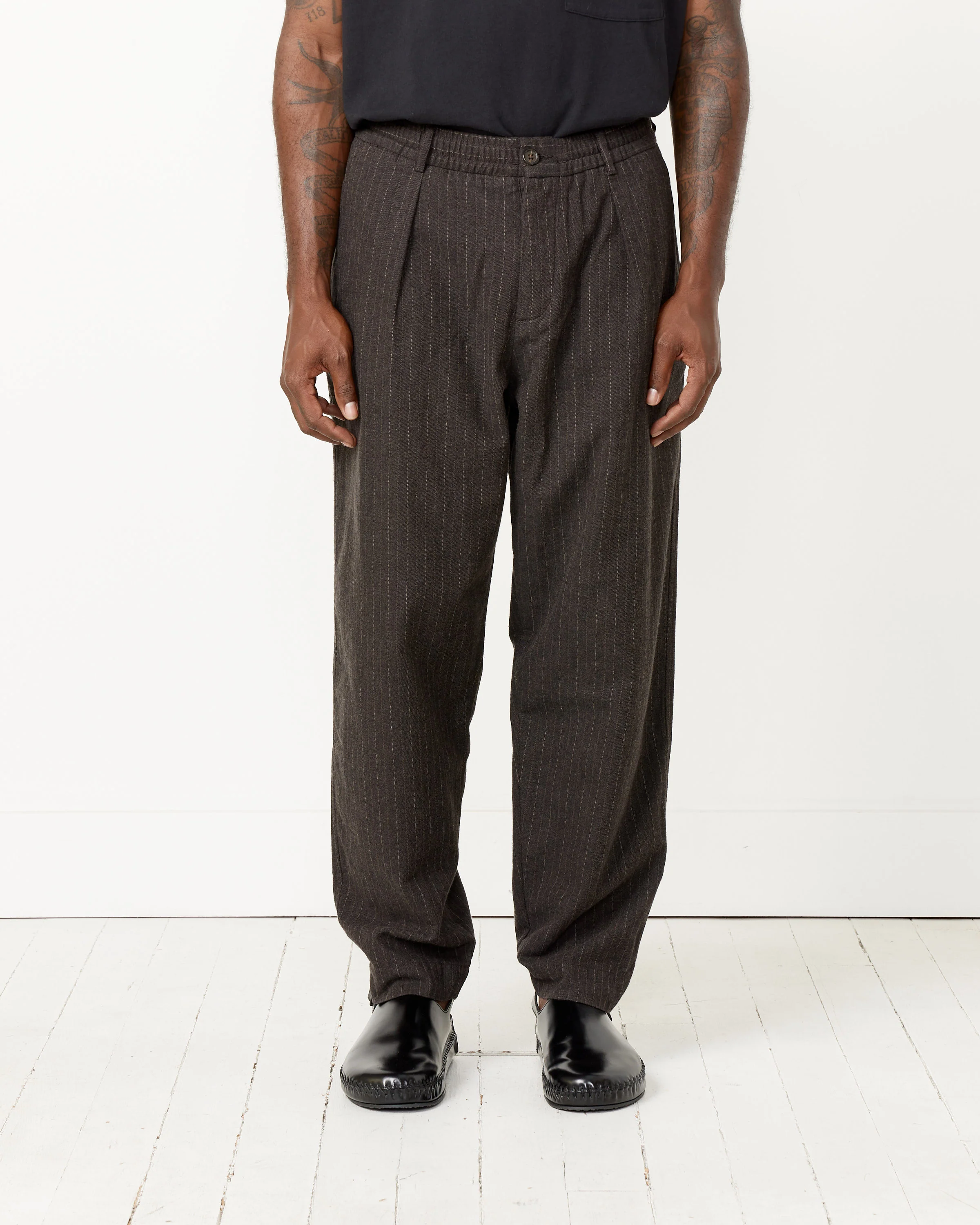 Pleated Track Pant