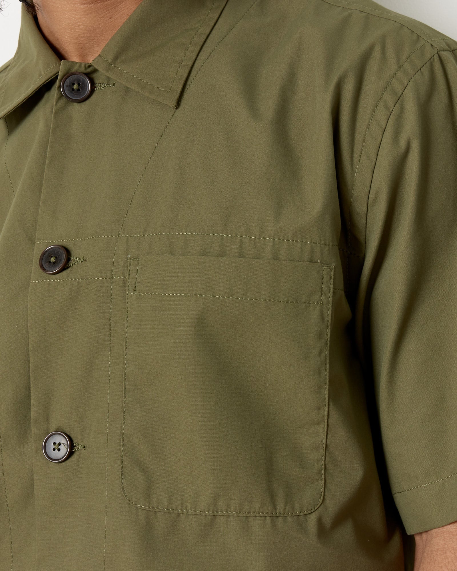 Tech Overshirt in Olive - Image 3