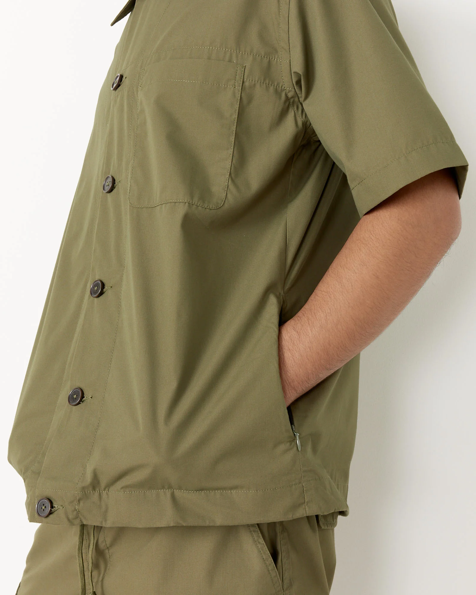Tech Overshirt in Olive - Image 5