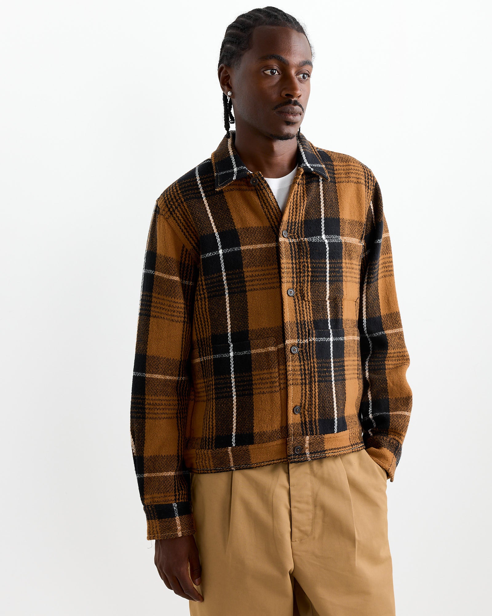 Uniform Jacket in Brown - Image 4