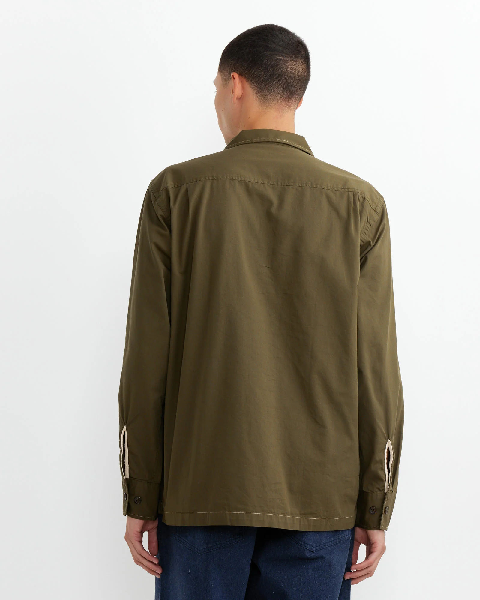 Utility Shirt in Olive - Image 4