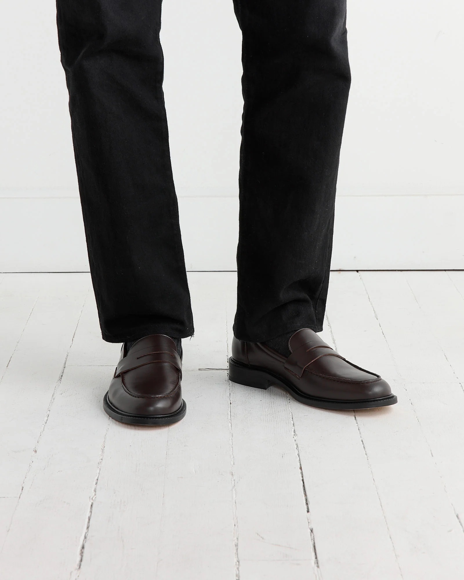 Townee Penny Loafer in Dark Brown - Image 2