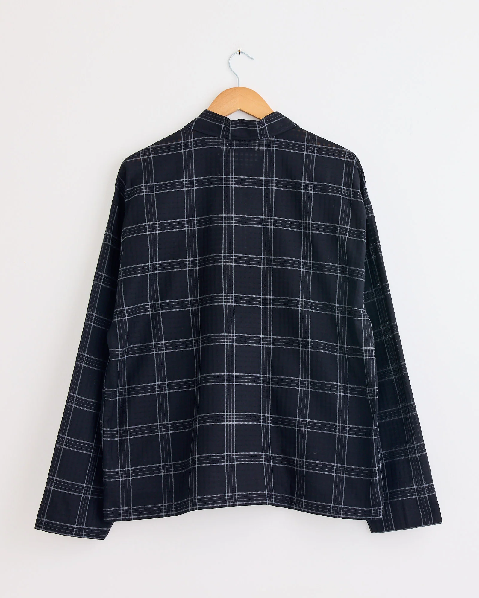 PJ Overshirt in Black/Grey - Image 3