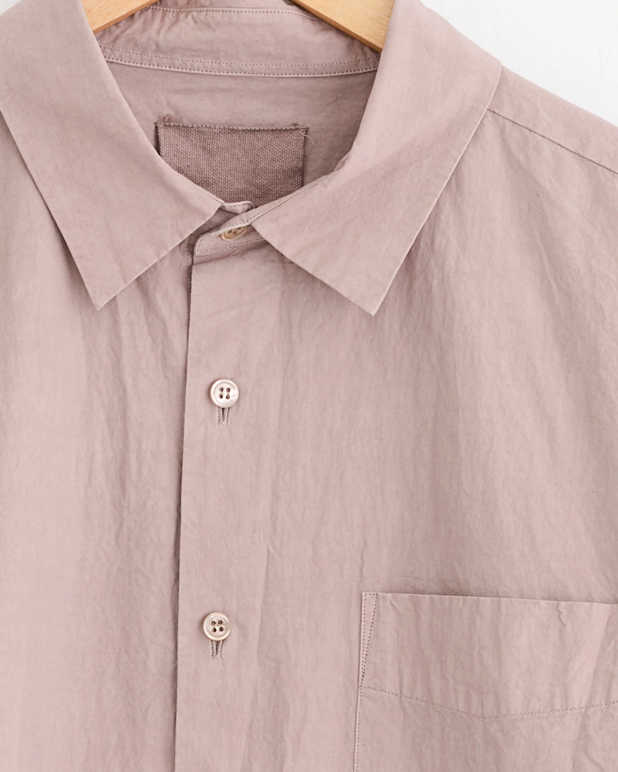 Regular Collar Shirt in Azuki - Image 3