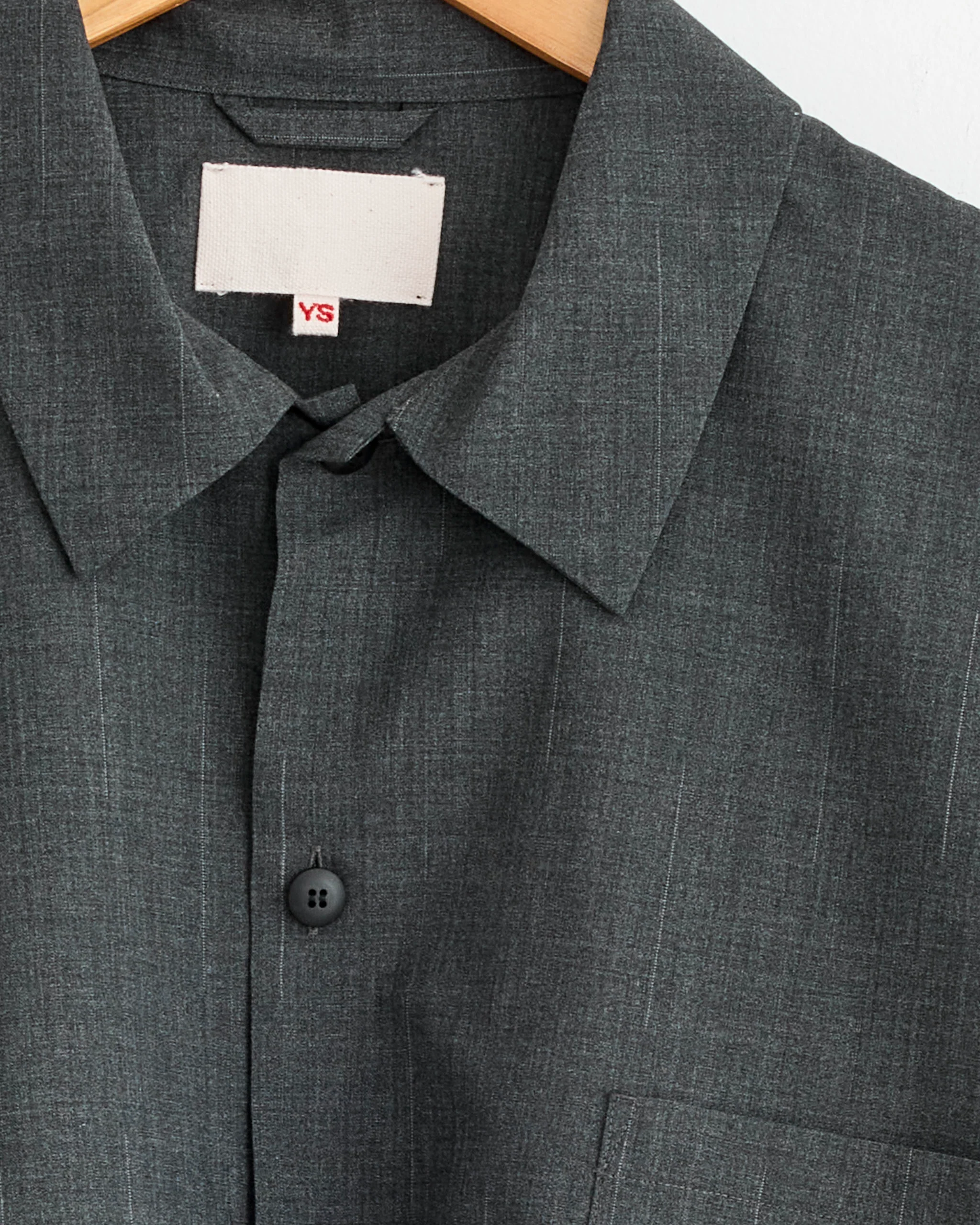 Work Blouse in Charcoal Grey - Image 3