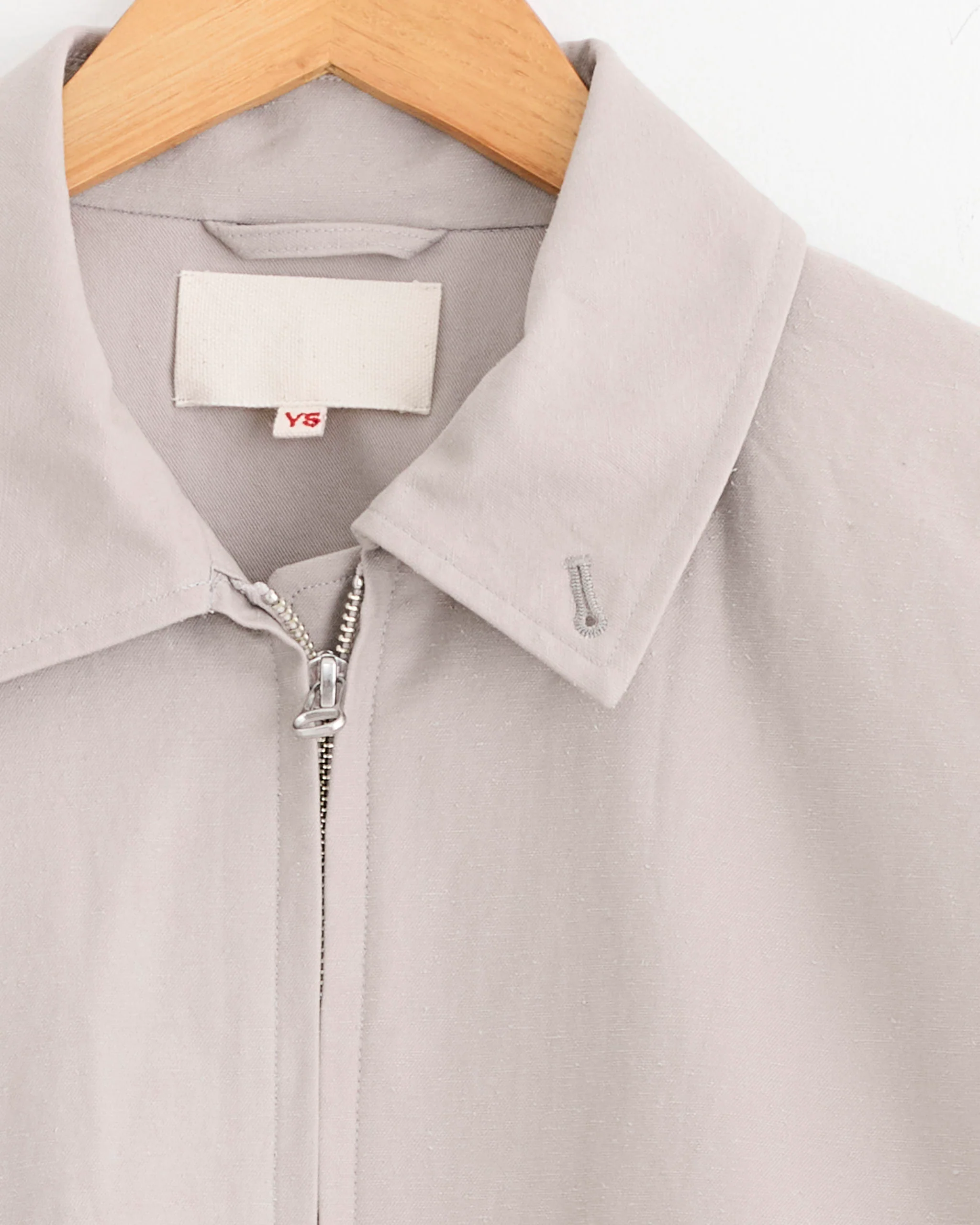 Zip Blouson in Beige - Image 3
